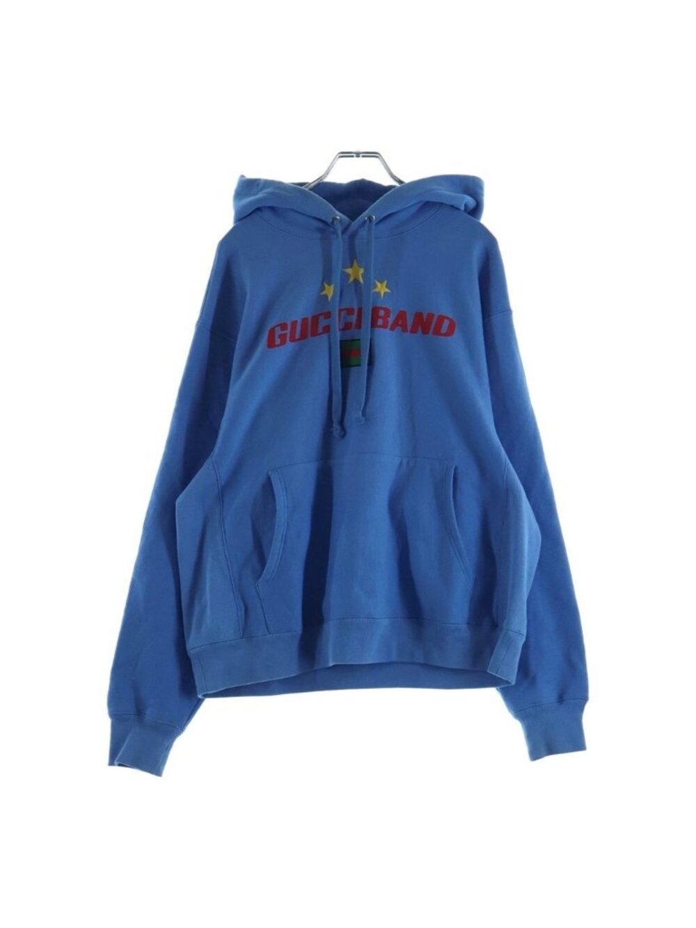 Gucci Print Embroidery Pullover Hoodie 27 Blue